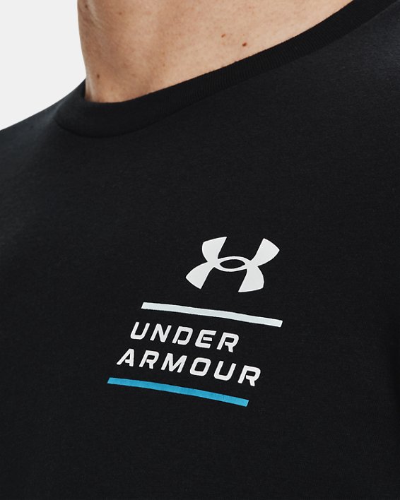 Men's UA Horizon Short Sleeve in Black image number 3